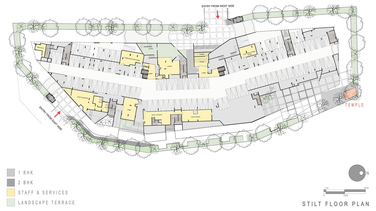 德万哈里的公园边养老院·综合社区生活的活力空间-70
