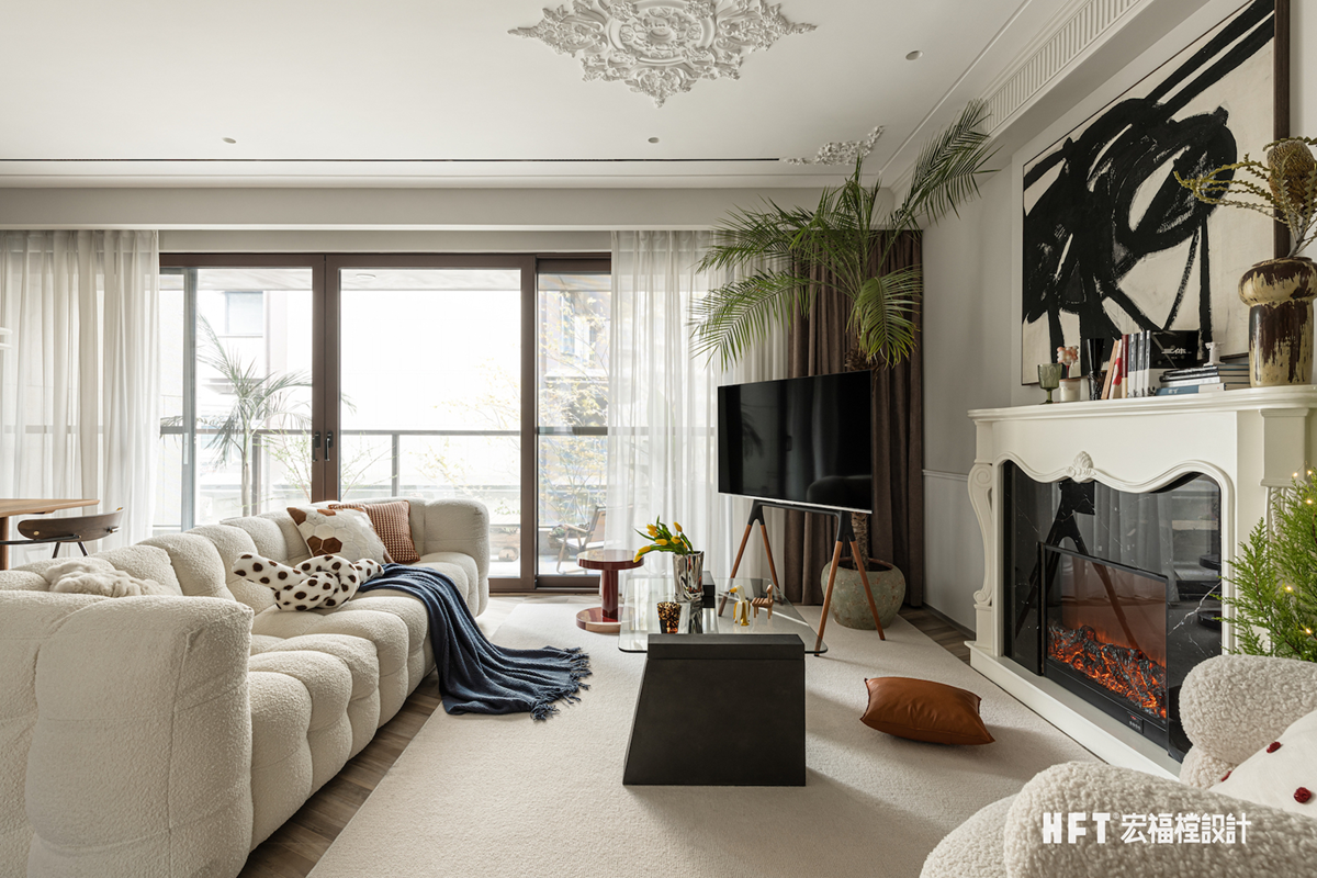 法式混搭住宅设计丨中国成都丨成都宏福樘设计-34