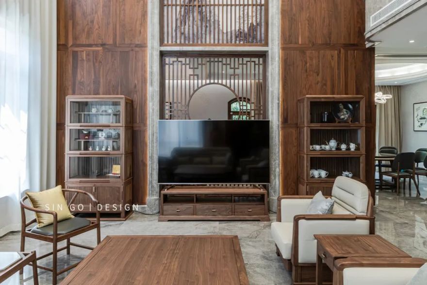 光影中式宅院丨星杰-11