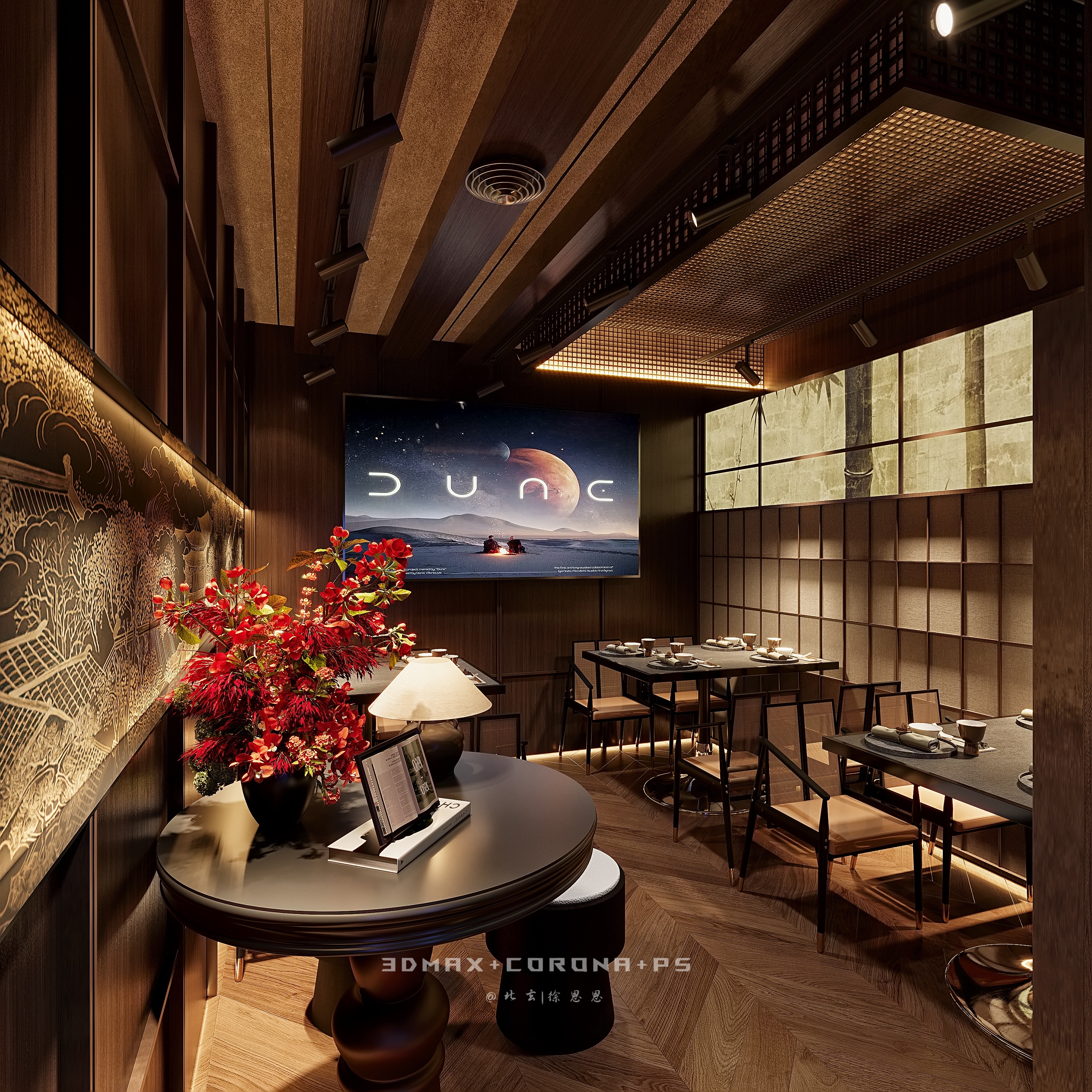 光影氤氲，炭火生香：格调烧烤店的空间叙事学-0