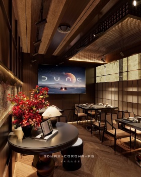 光影氤氲,炭火生香:格调烧烤店的空间叙事学