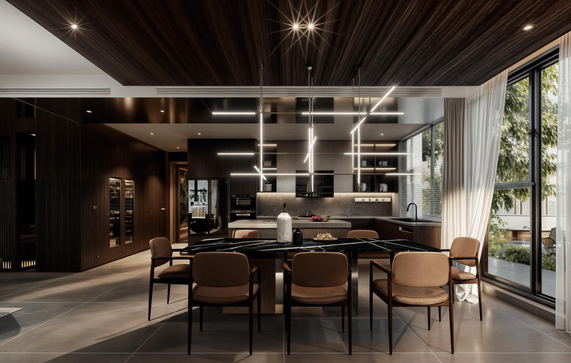 Open Living Space – Kitchen, Lounge & Bar-13