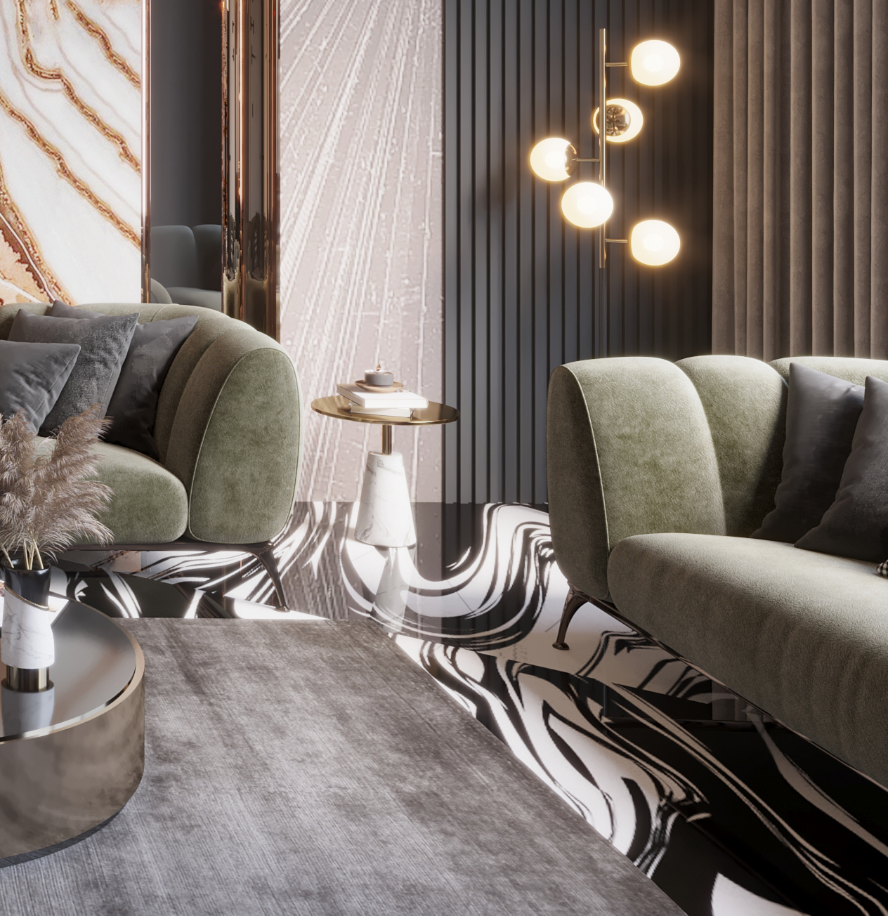 luxuries living room-6