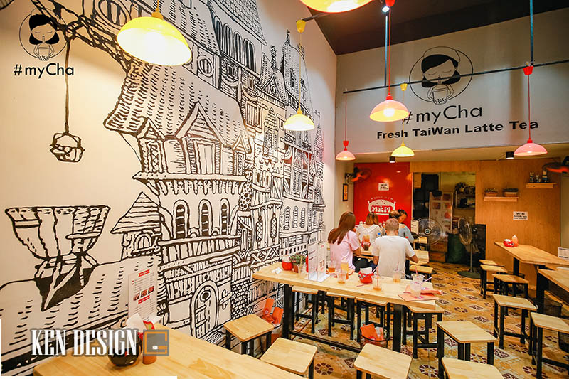 MyCha奶茶店丨越南河内丨Kendesign-14