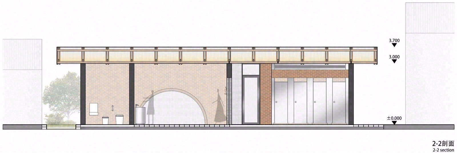 留坝老街红砖公厕丨中国汉中丨尌林建筑设计事务所-131