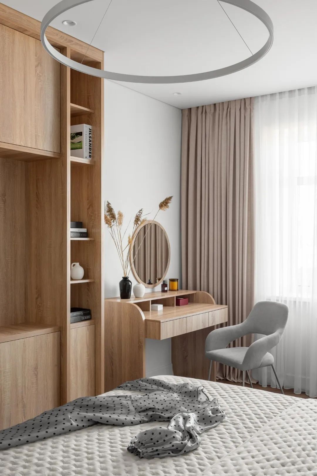 现代公寓中性自然色调设计丨Alexandra Gegi-29