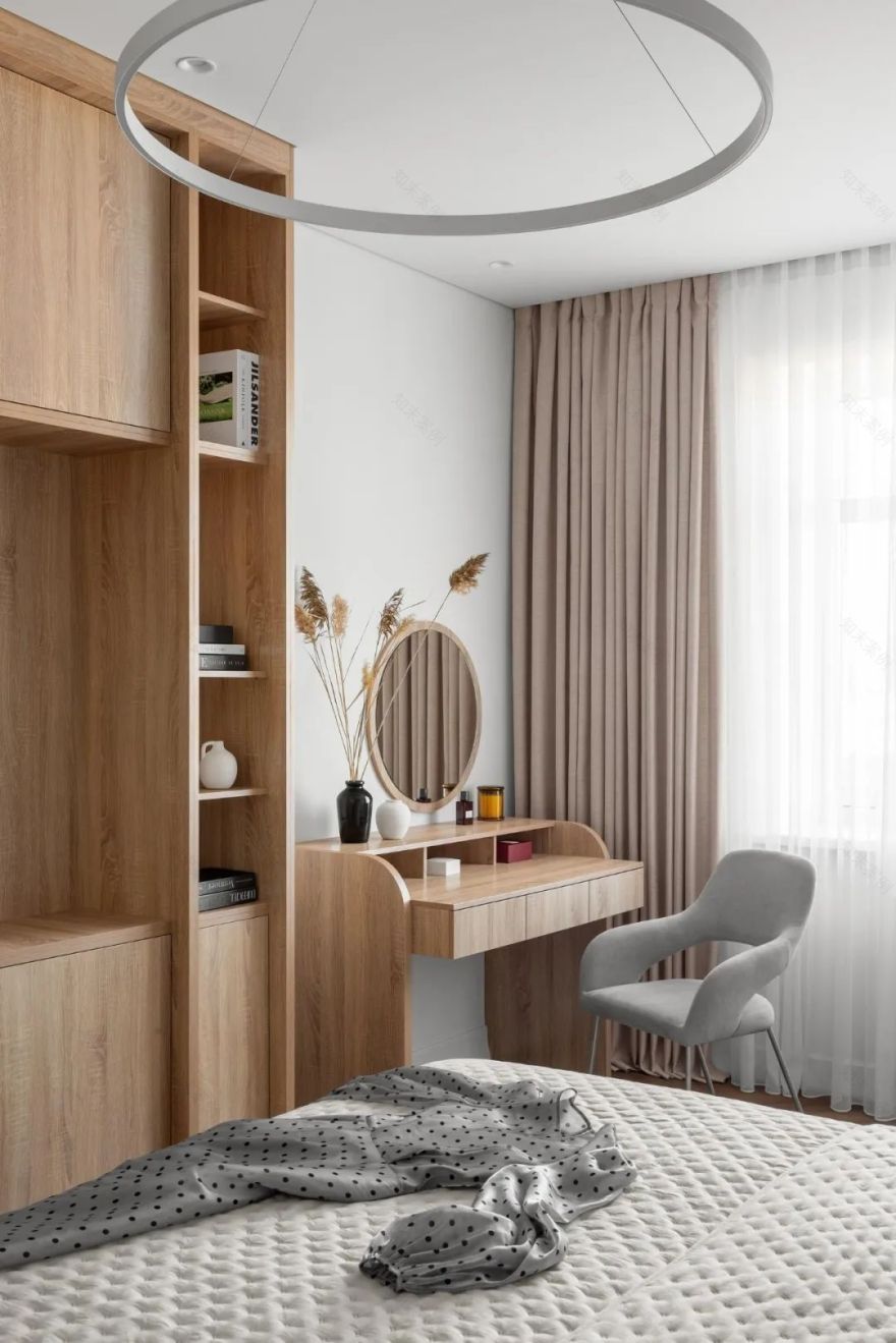 现代公寓中性自然色调设计丨Alexandra Gegi-29