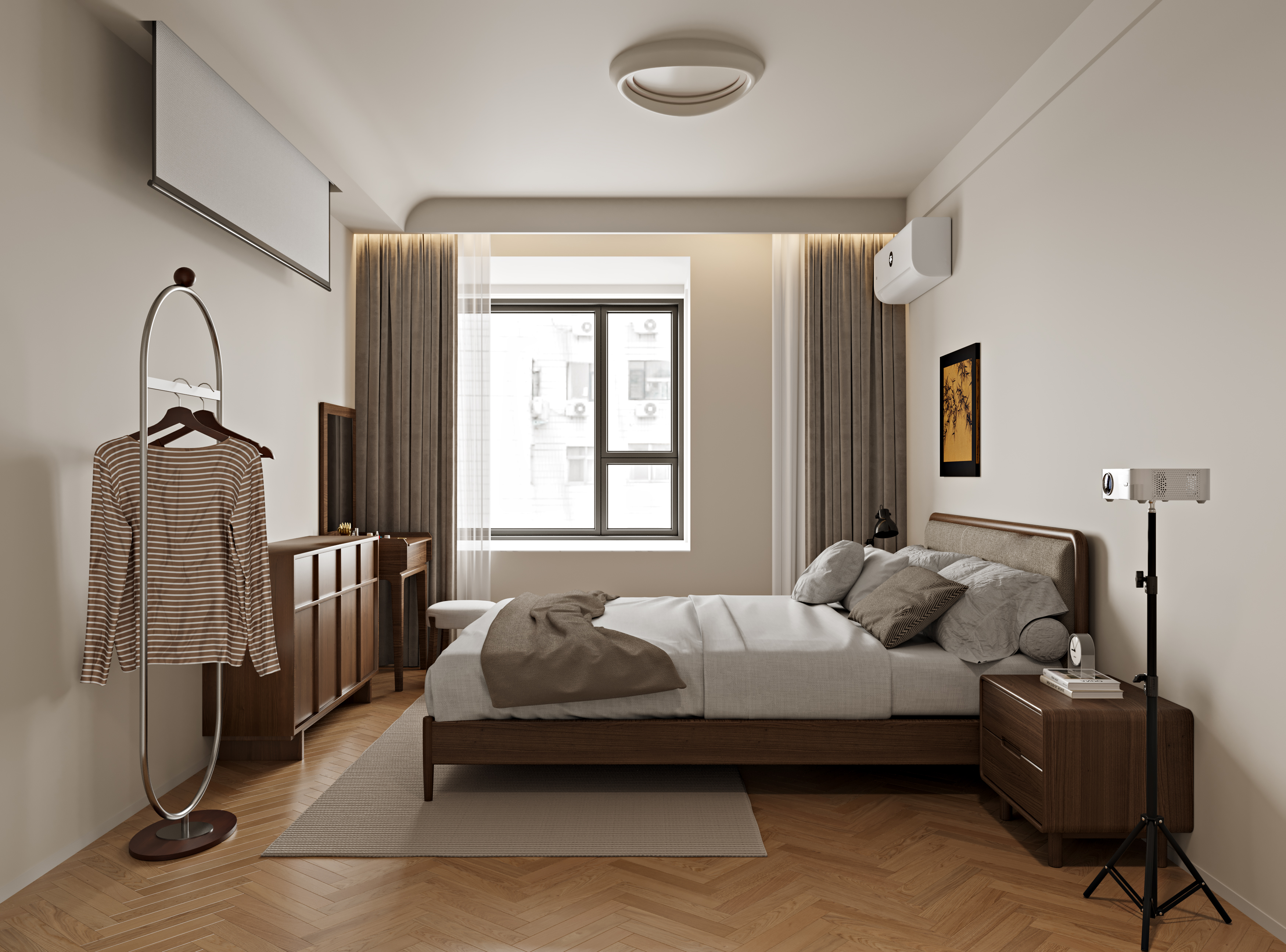 现代奶油简约风-艺米效果图-9