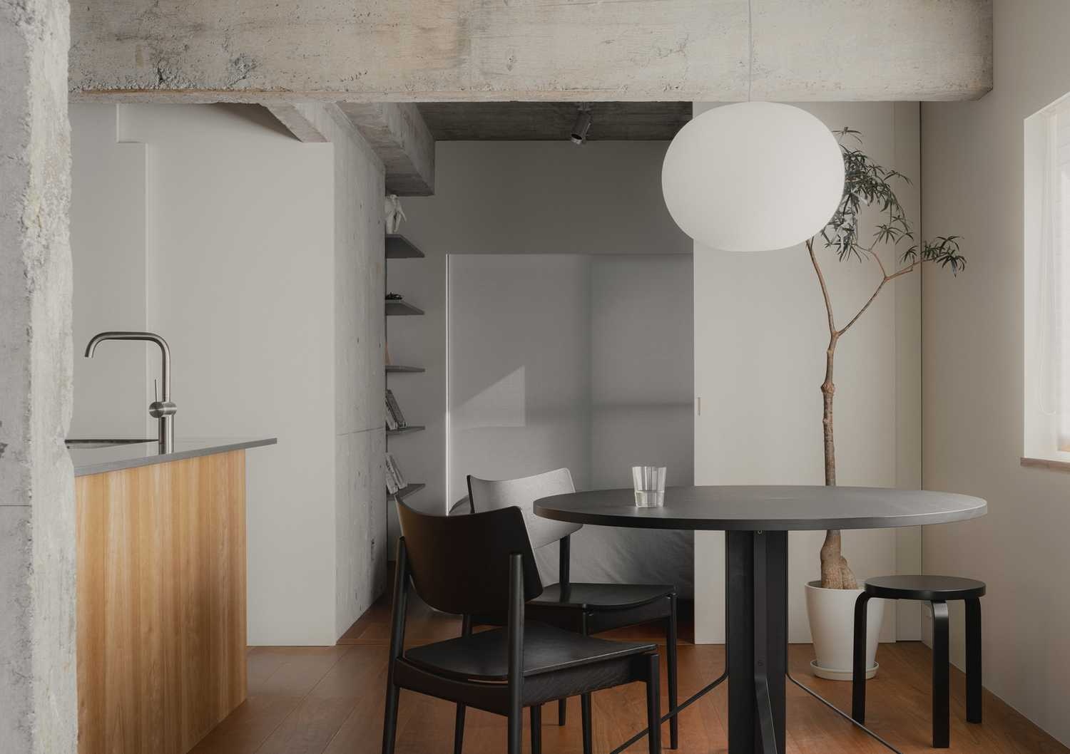 日本57㎡的公寓La Piedra House丨东京设计师平山健太-12