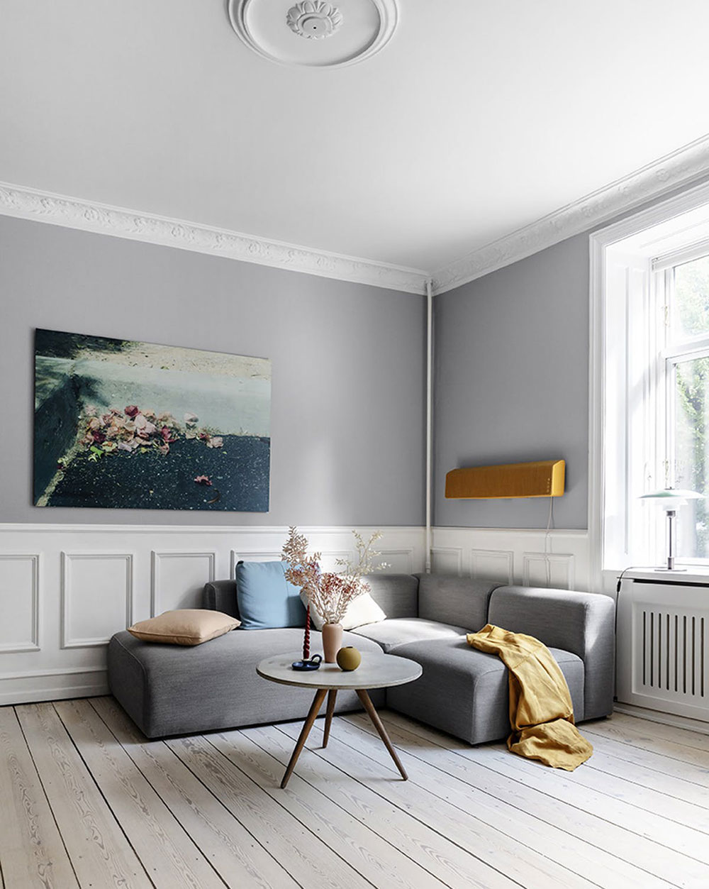 大胆用色，经典公寓焕新颜-10