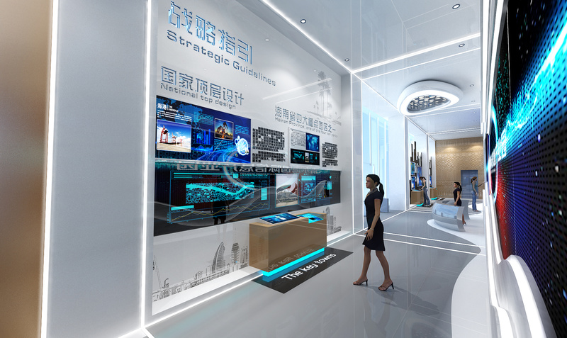 海南清水湾国际信息产业园科技风展厅设计-5