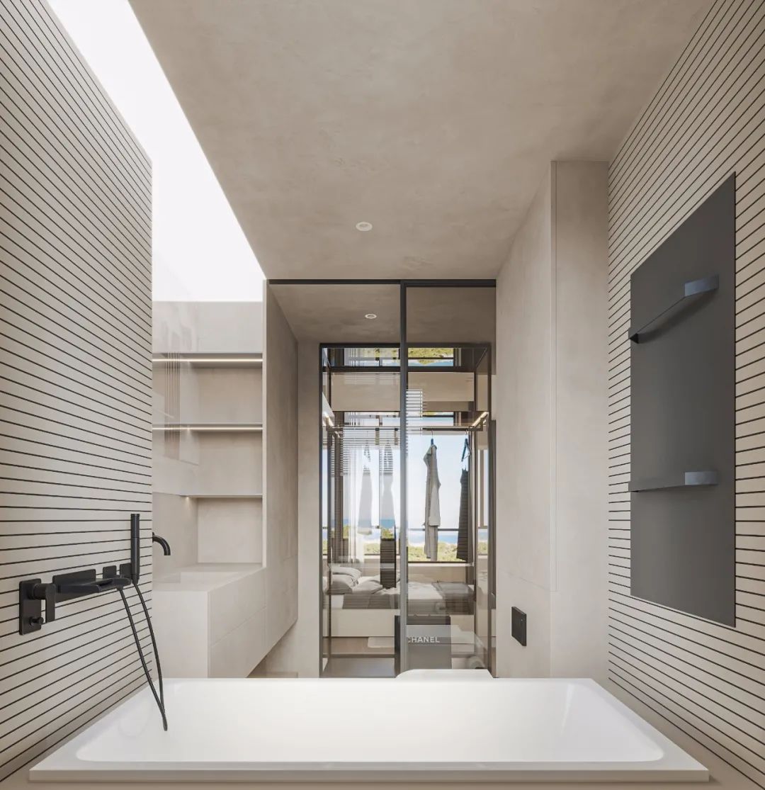 上海黄浦区别墅空间，现代简约侘寂美学之作-52