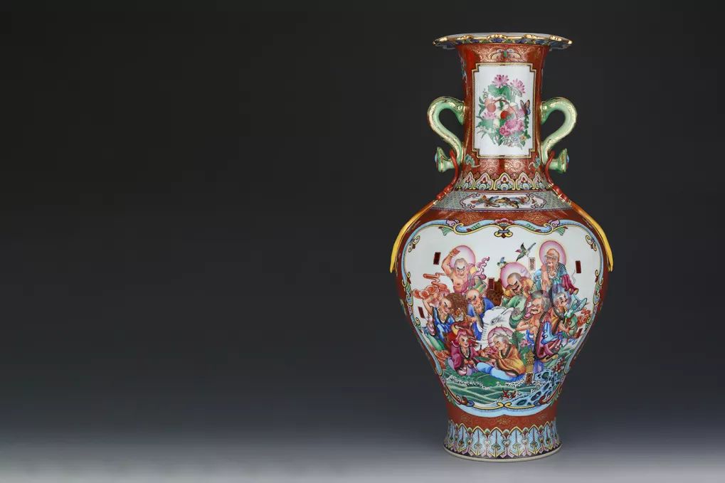 《版纳印象》瓷板画,传统广彩技艺与现代设计的完美结合-25