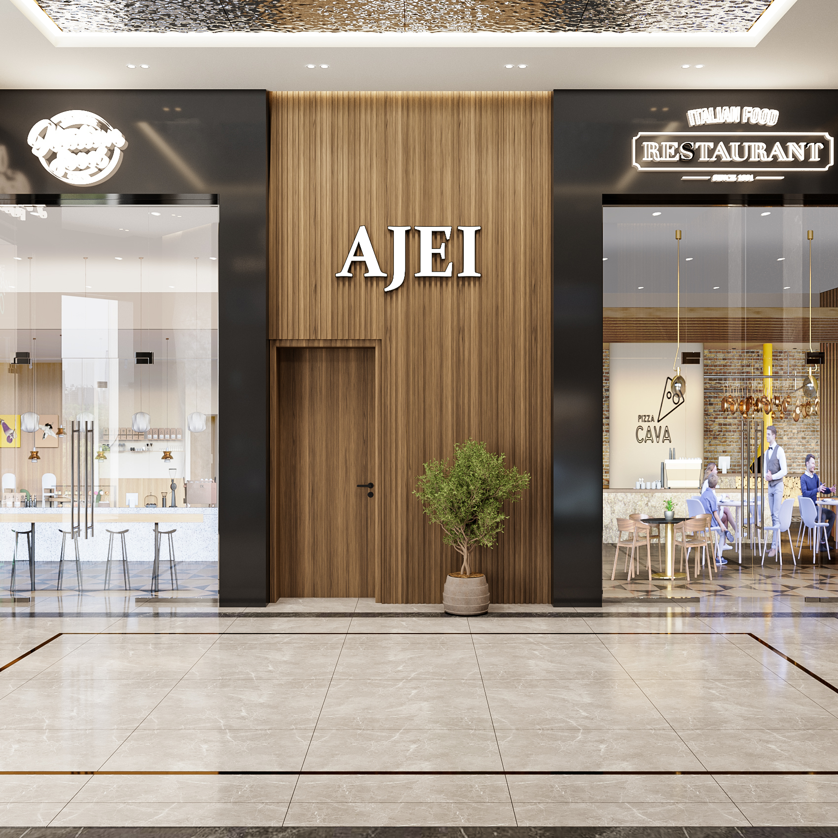 商场入口丨埃及开罗丨Arc 5 Studios-6