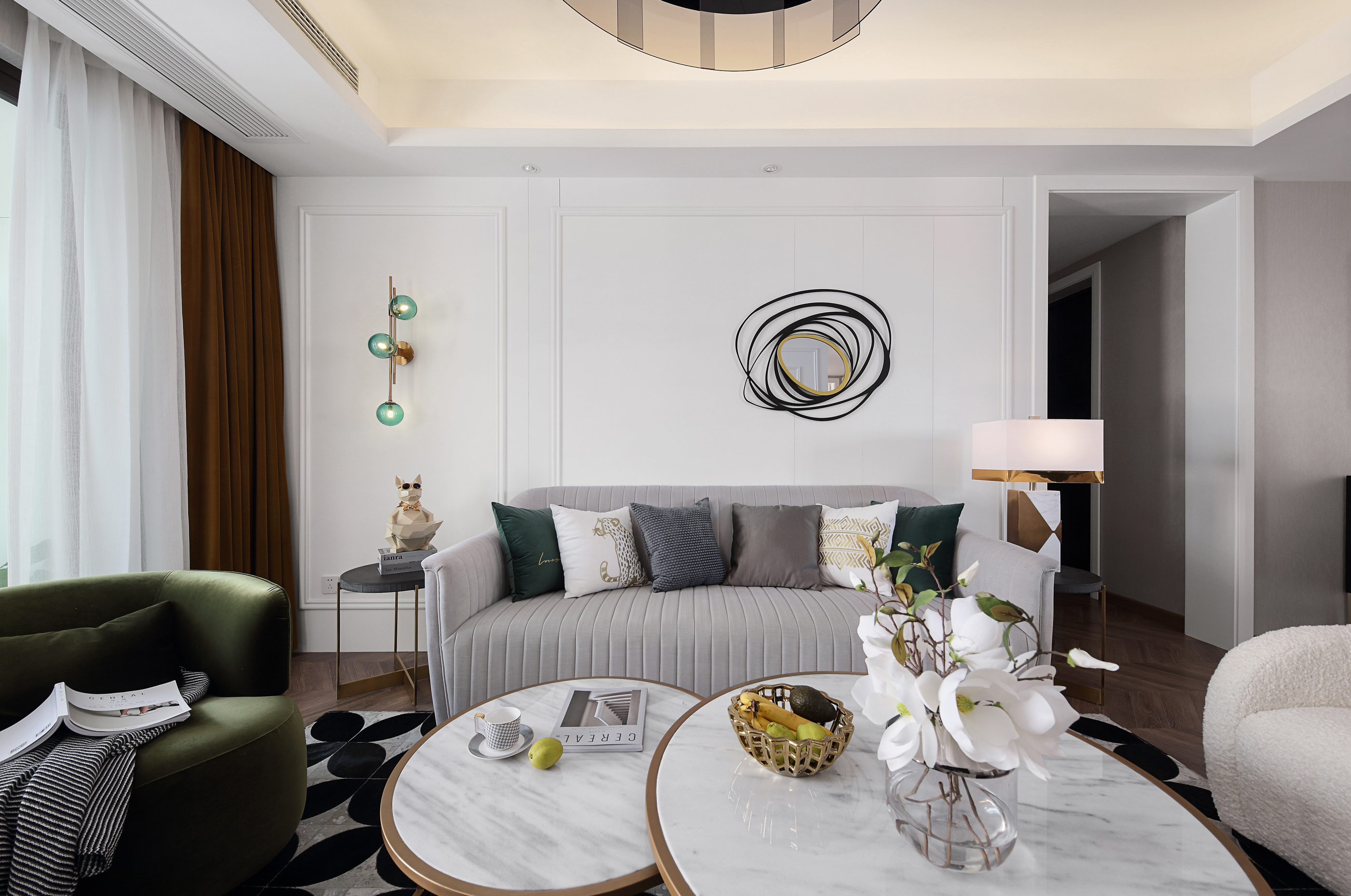 南京江宁轻奢时尚家居,优雅配色混搭彰显达人生活-24