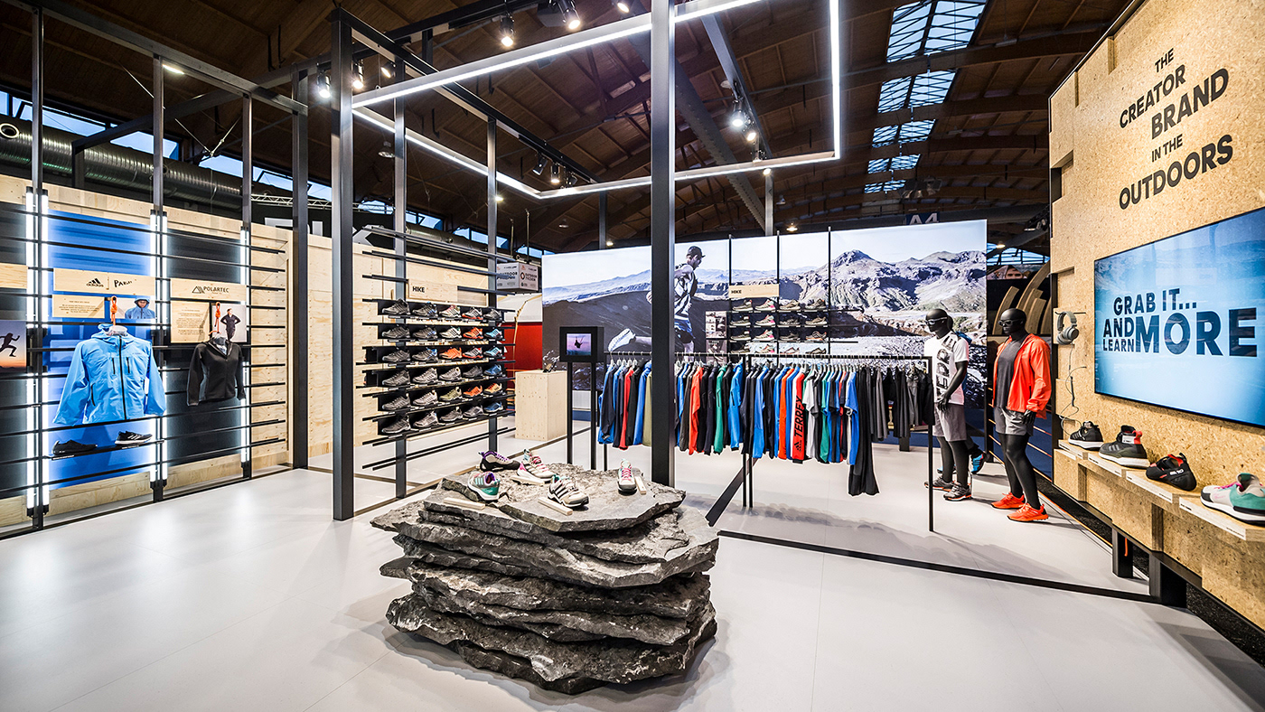 adidas TERREX 户外展位设计亮相德国 Friedrichshafen 2018-8