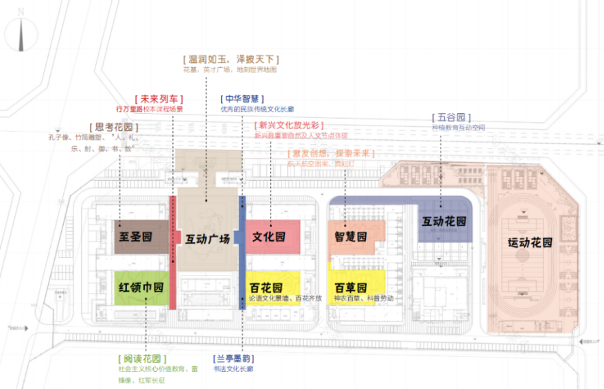 琢玉成器,润物无声|北英实验学校:以玉为魂的校园景观新场景构建-39