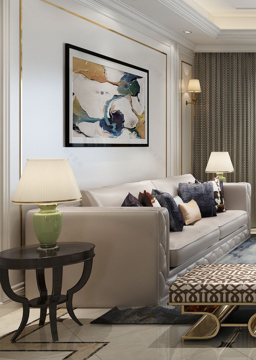 简欧风网红样板房,打造优雅舒适生活空间-18