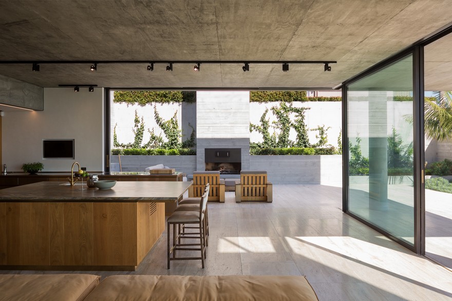 Massive Concrete Home on a Cliff Above Hobson Bay-8