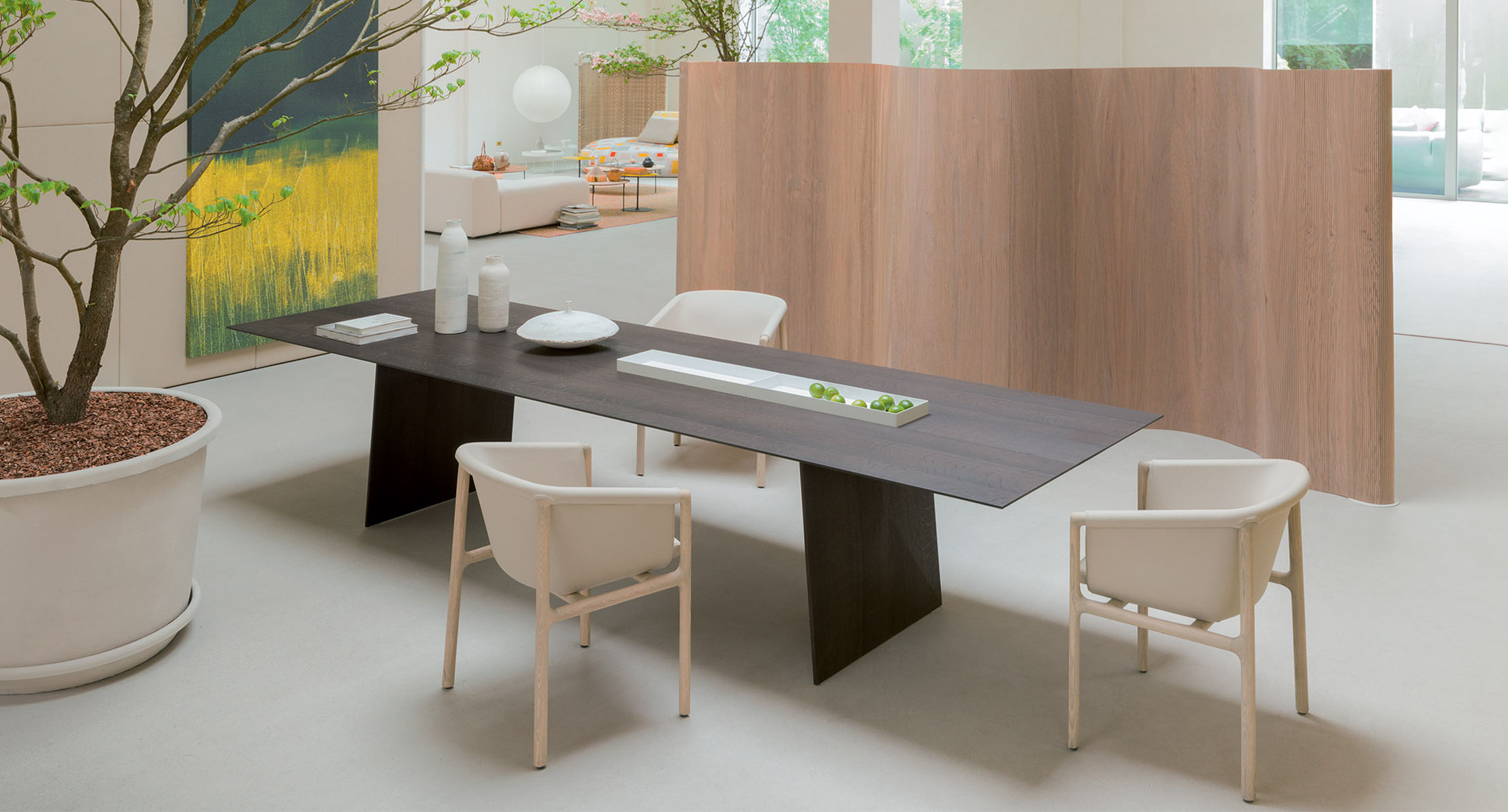 Kanji, dining tables - Paola Lenti - Indoor-0