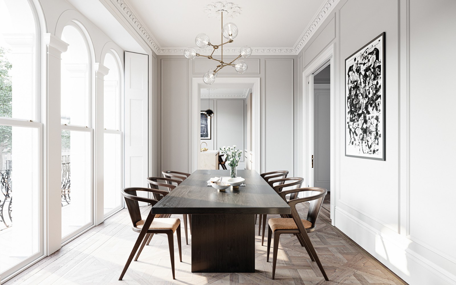 精致优雅的伦敦联排别墅 | Talcik＆Demovicova-5