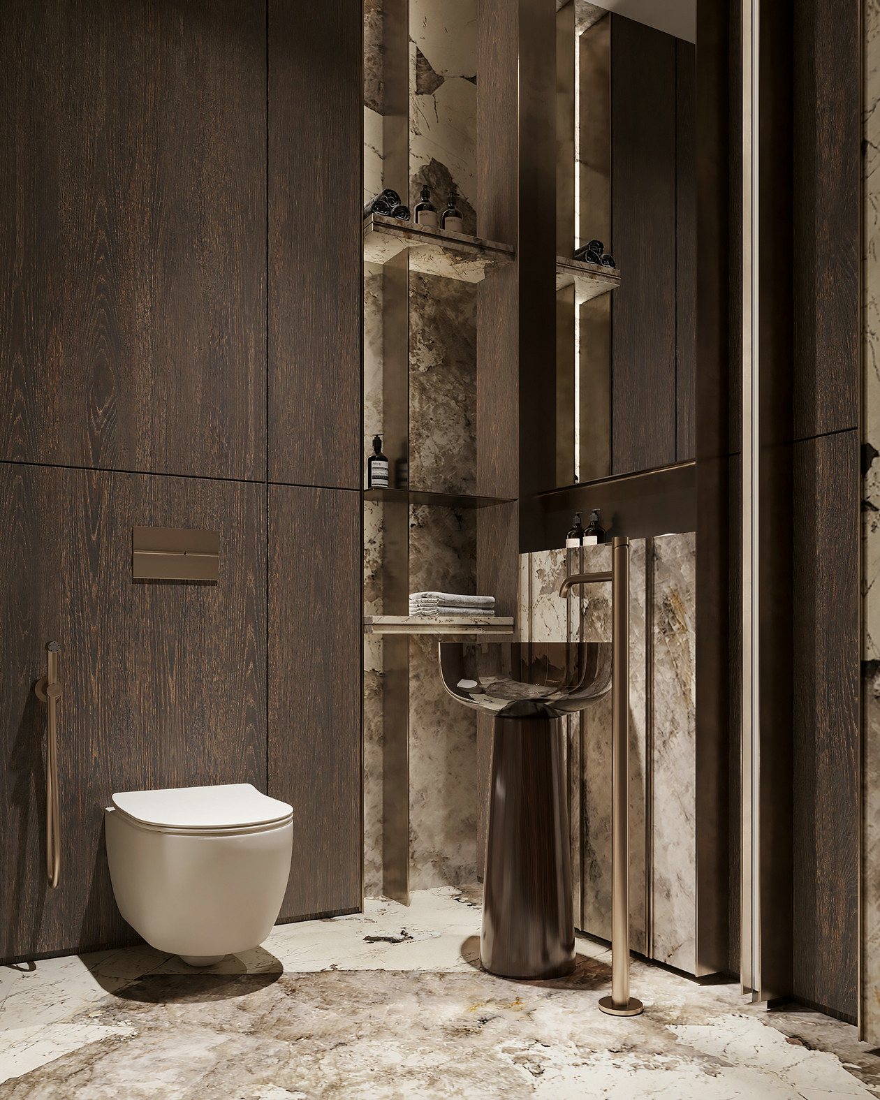 高级色系公寓设计 超棒的细节！-14