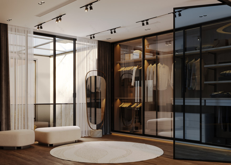 豪华别墅主卧设计丨埃及开罗丨Ahmed fathi(由Hosni Arc Studio指派)-14