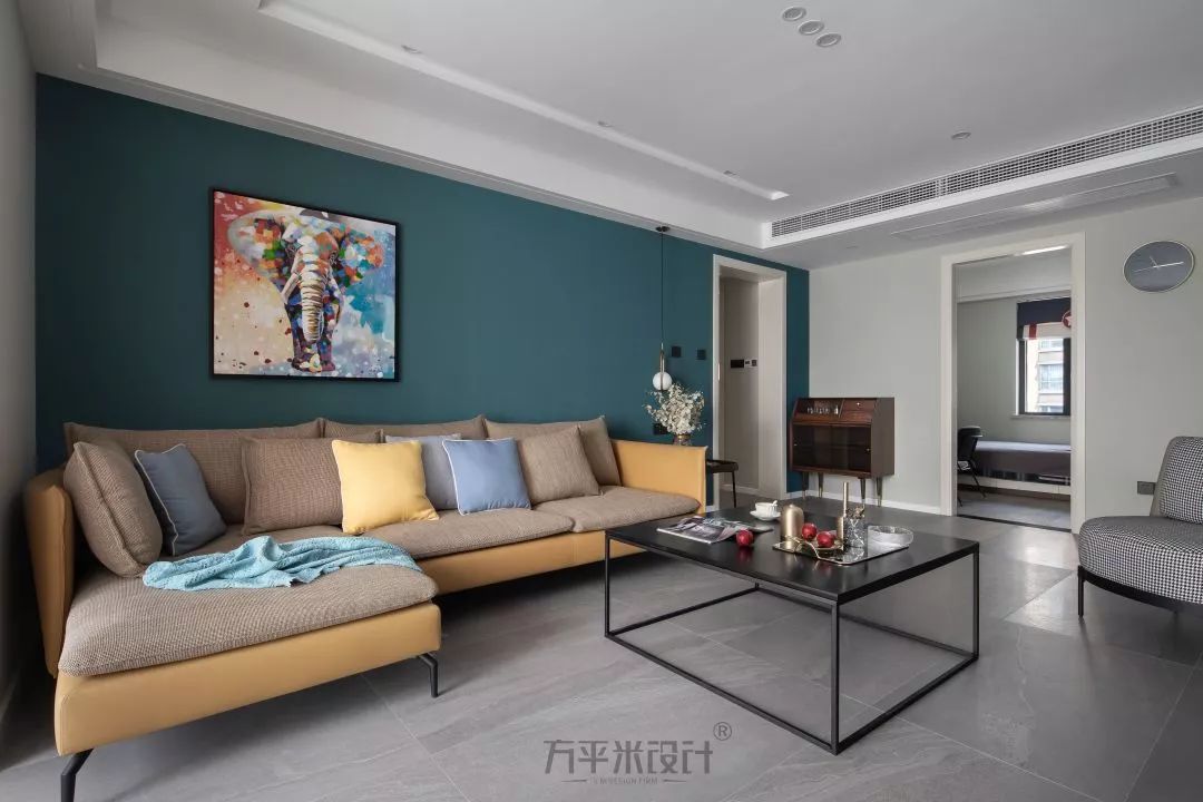 现代轻奢温馨家 | 方平米设计新作,小菠萝三口之家-57