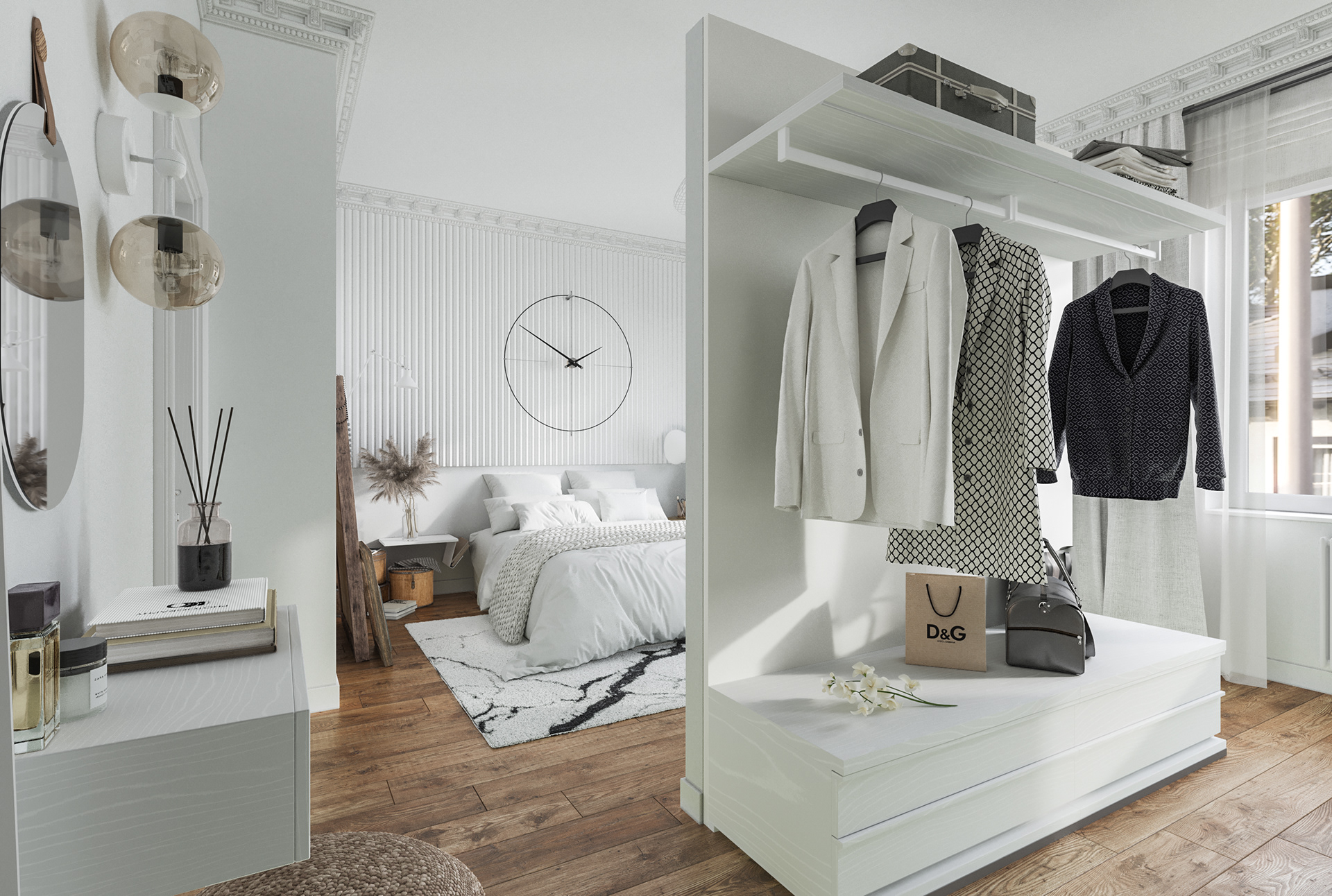 Guryevskaya Sloboda 村 3 号住宅室内设计丨Sergey Kachalov-21