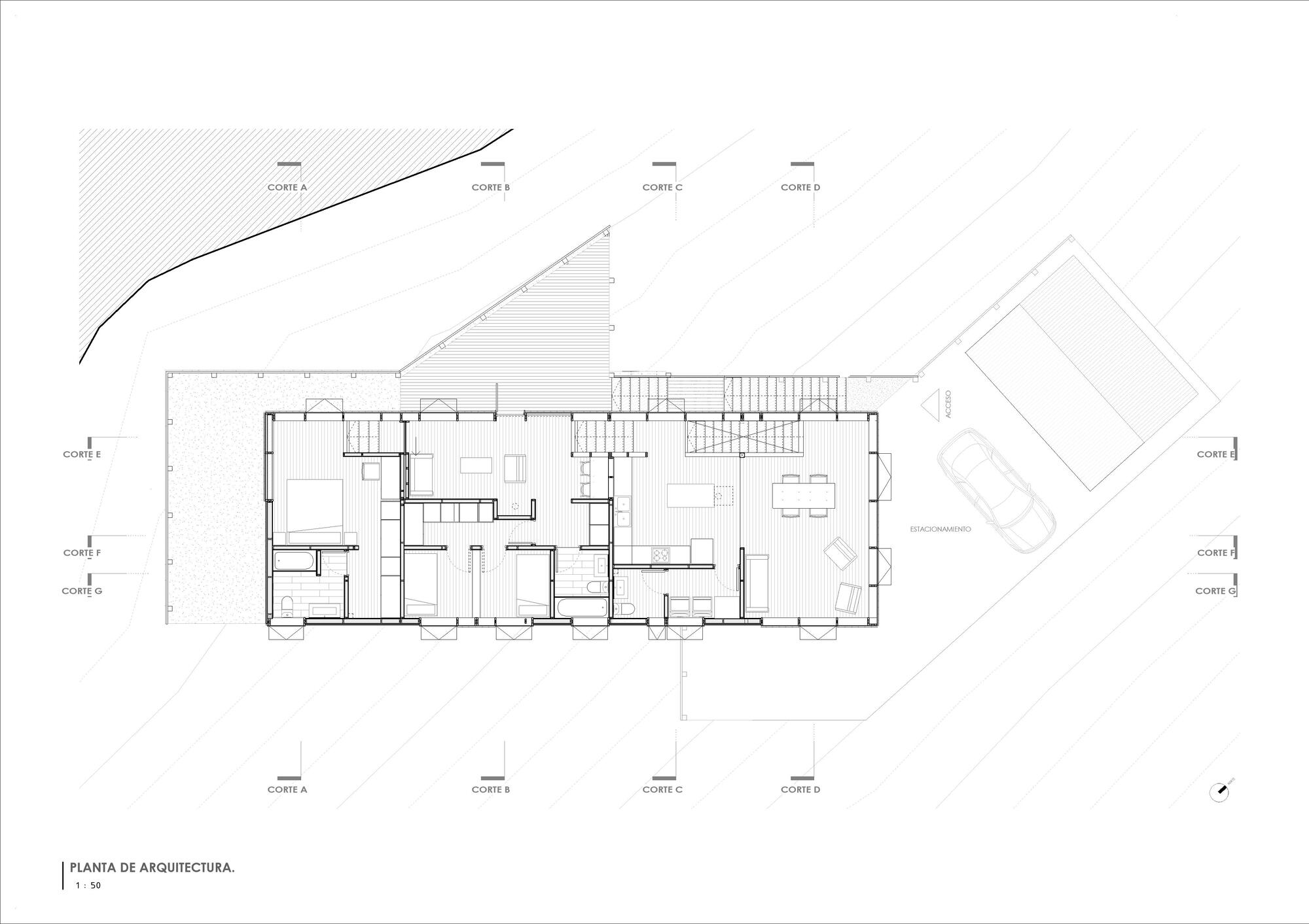 克夫拉达本田之家丨智利丨Abarca Palma Arquitectos-18
