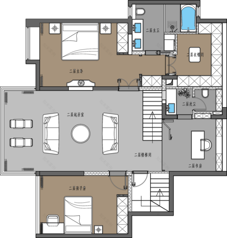 紫薇西棠丨中国西安丨西安·大小空间设计-41