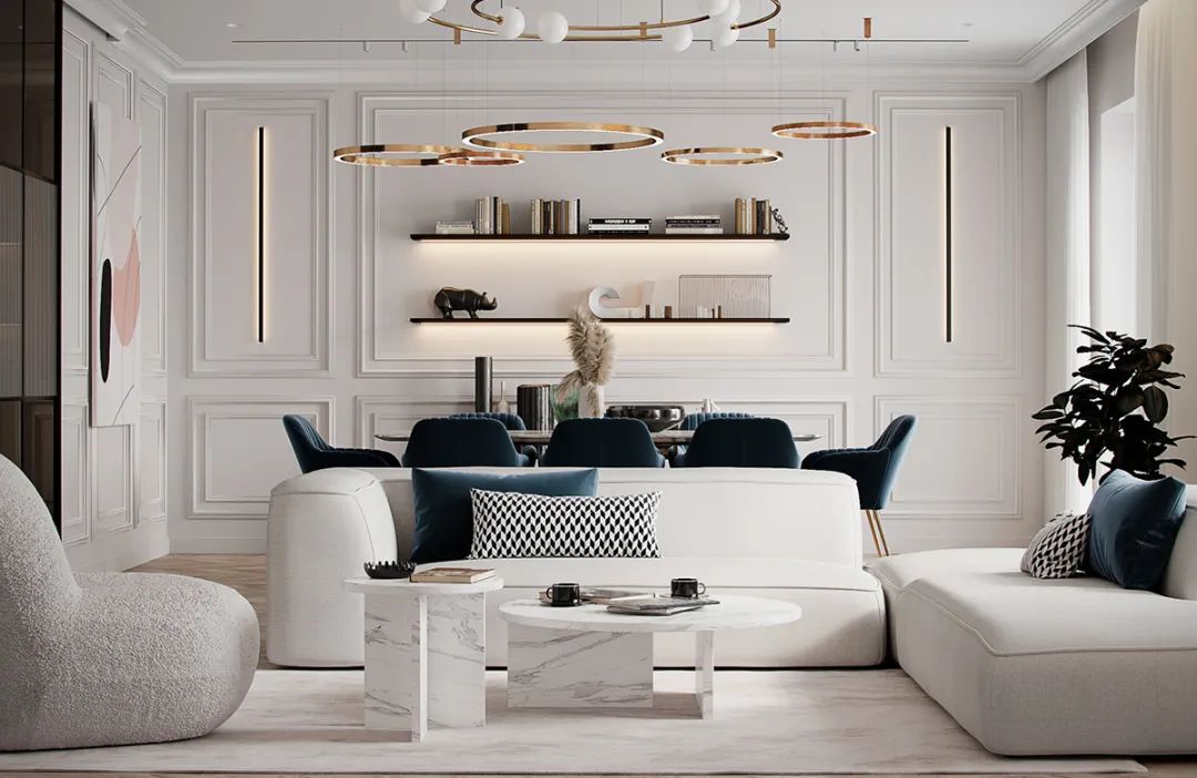 轻奢新古典,现代空间的优雅艺术丨HPISD-4