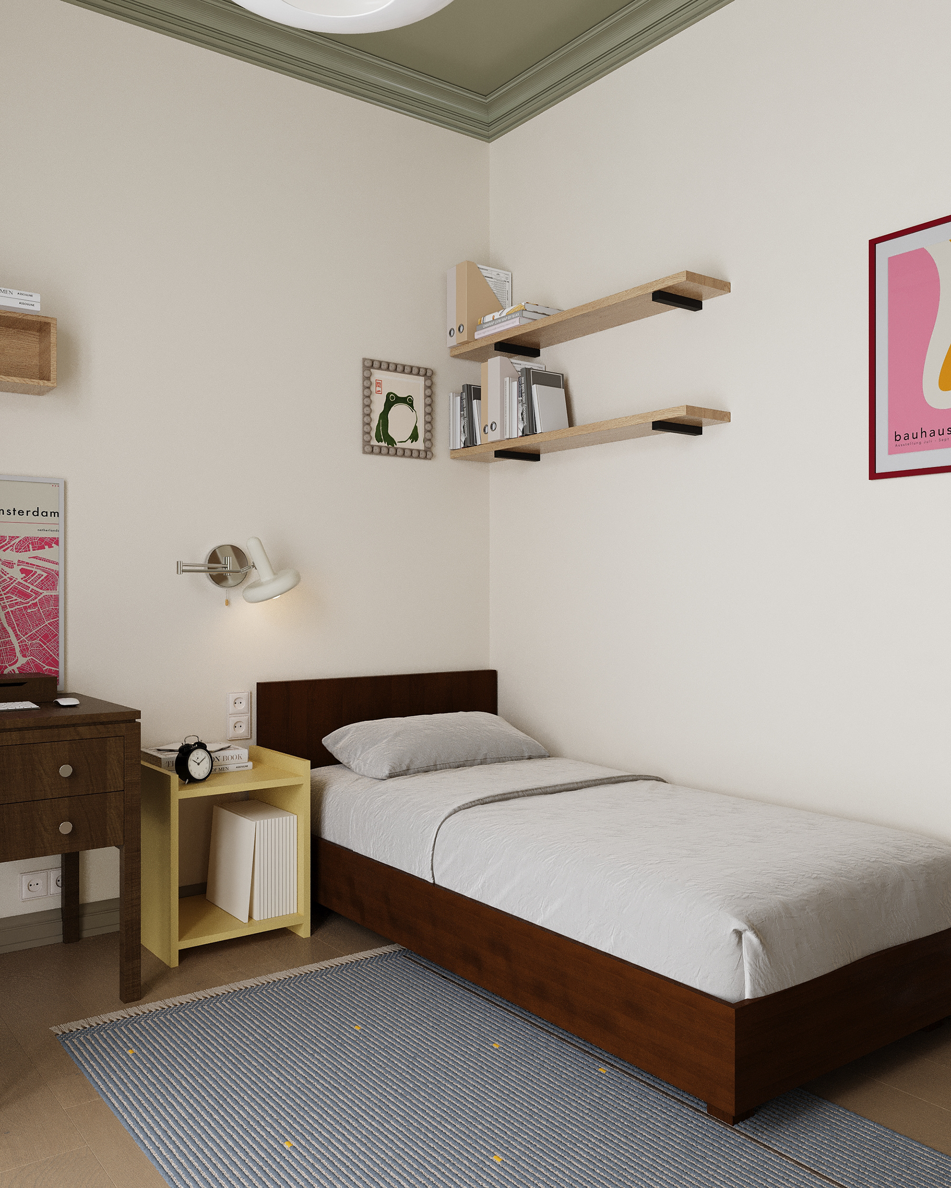 Unnatov（Юннатов）公寓设计项目丨俄罗斯莫斯科丨设计师萨沙·米哈伊洛娃-40