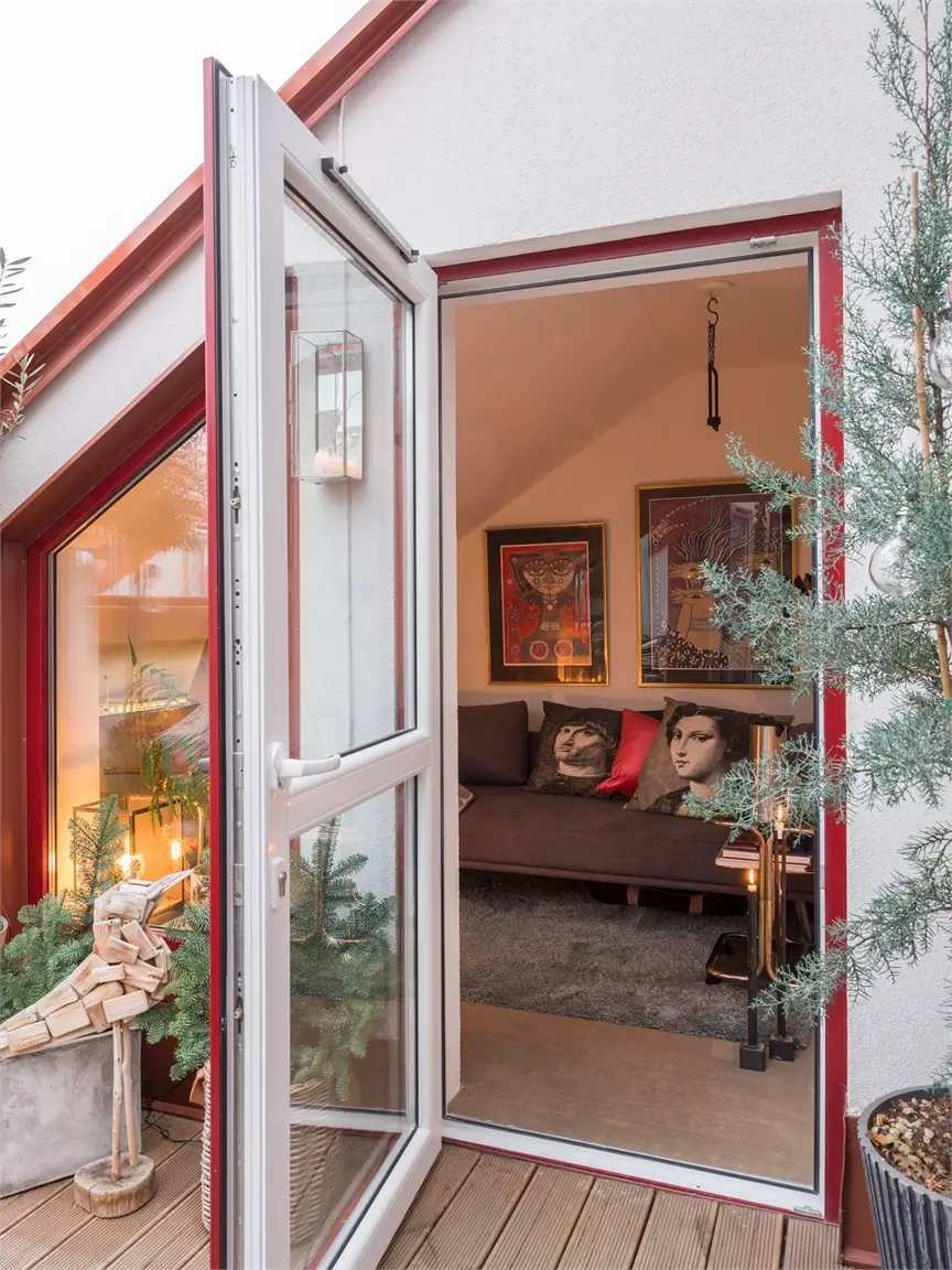 瑞典 35m²小复式，空间设计典范-17