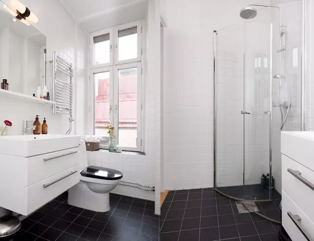 同样是奇葩户型，这个40㎡的北欧公寓看起来有60㎡！-12