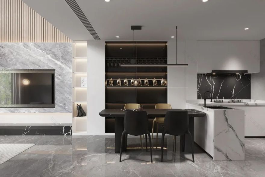 香山壹号丨自然光与简约设计共筑温馨家居-24