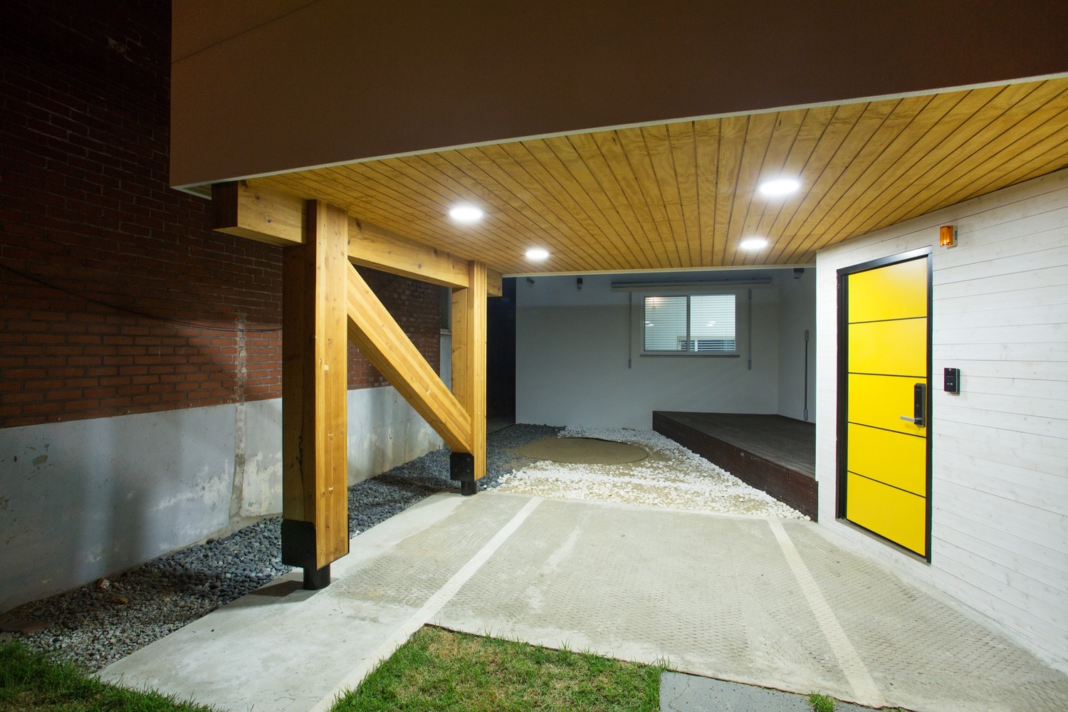 韩式住宅的倾斜"ㄷ"形外墙设计-73