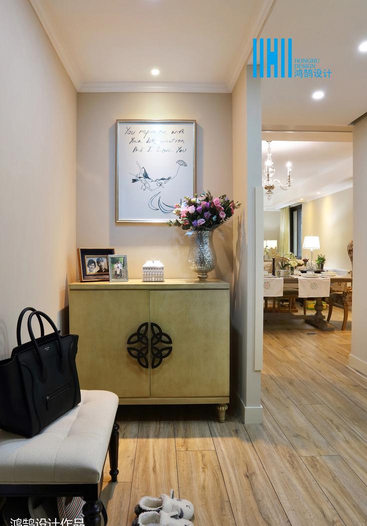 鸿鹄设计丨平层美式混搭 | 飞行员家庭的轻松自然生活-0