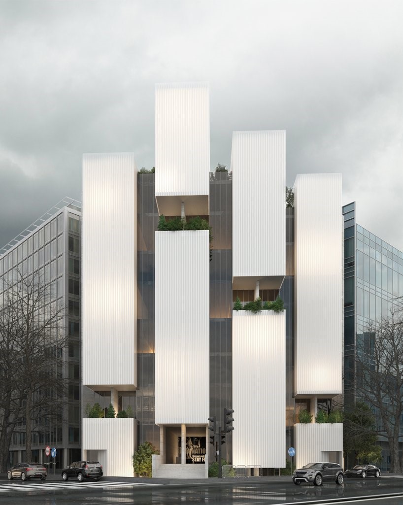 這座伊朗運動大樓，像是懸在空中的建築。 - WEHOUSE-0