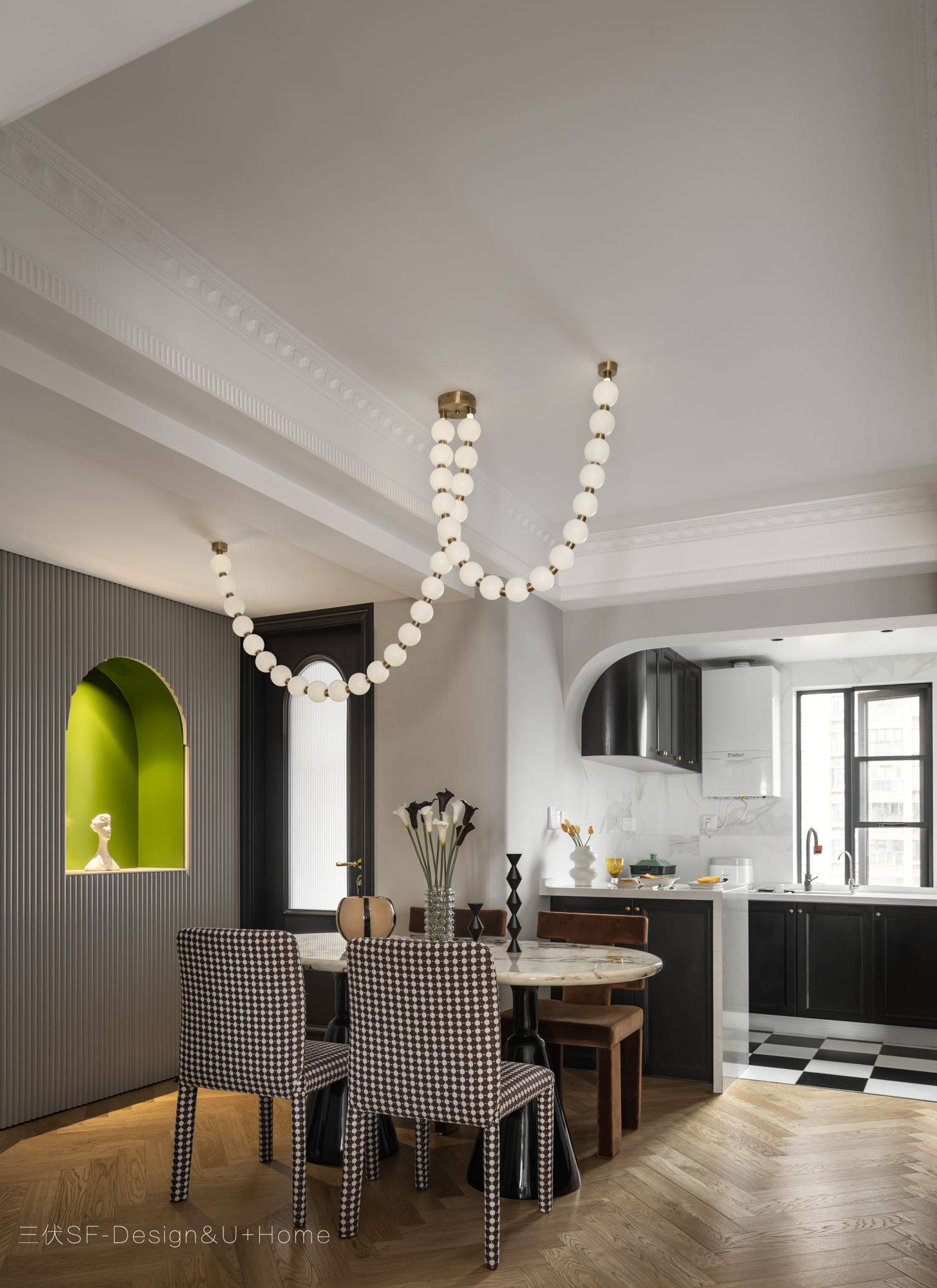 简约与浪漫共融的法式复古住宅-26