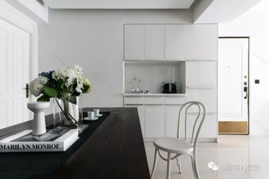 台中 92 平米旧屋翻新,演绎黑白金三色经典-26