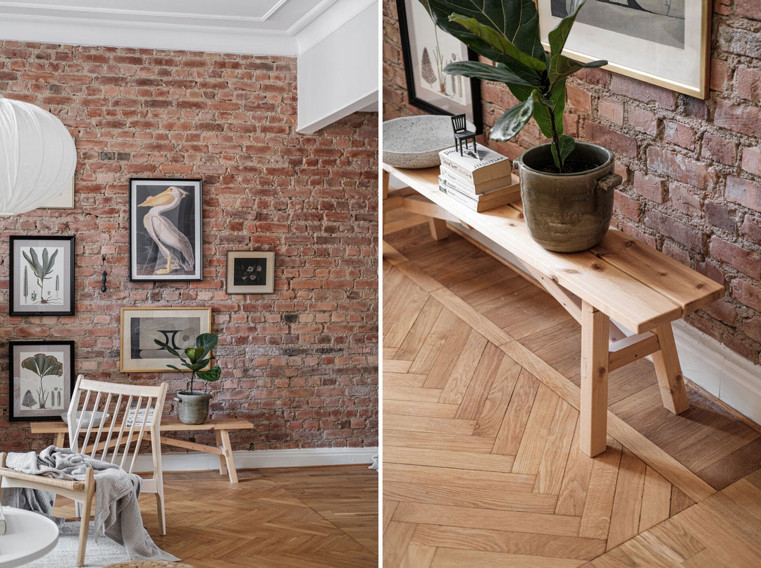 瑞典公寓的砖墙设计-5