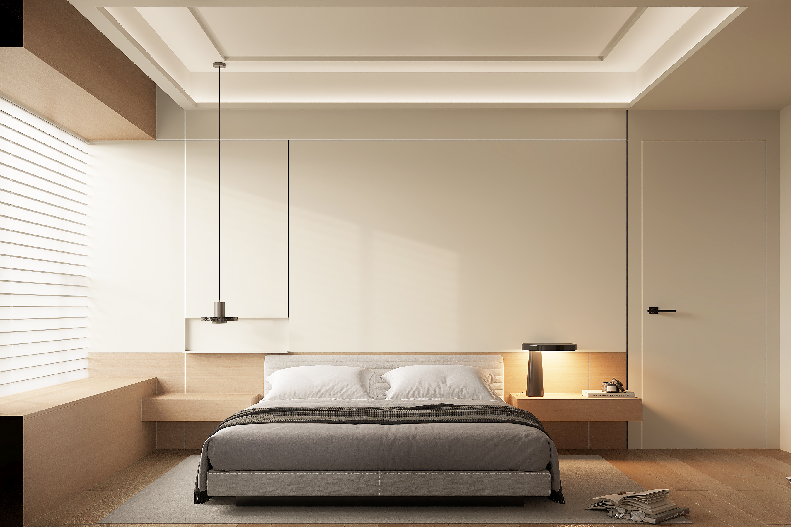 现代风精装住宅改造项目-2