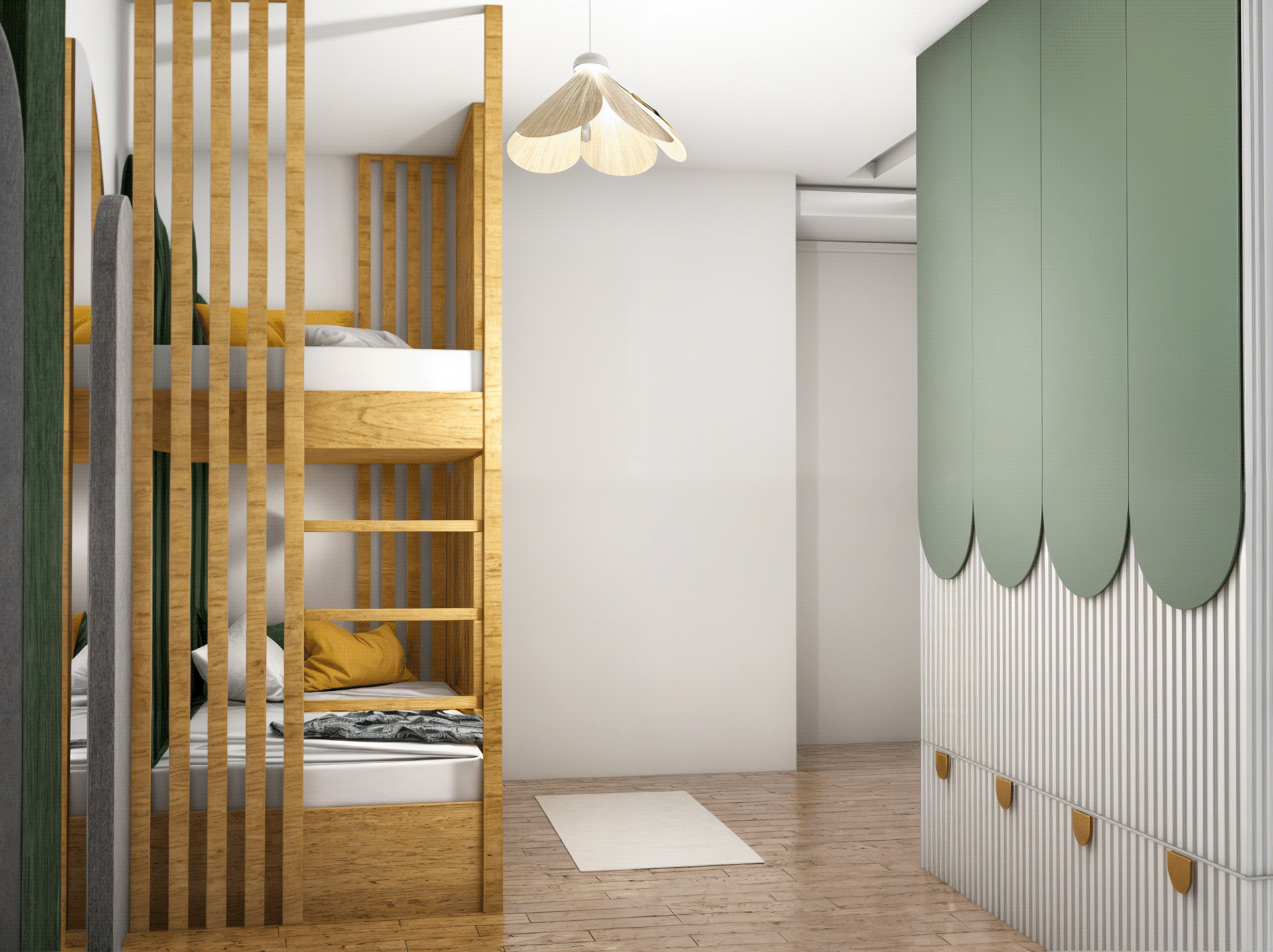 儿童卧室兼游戏室丨Aldana Crava-6