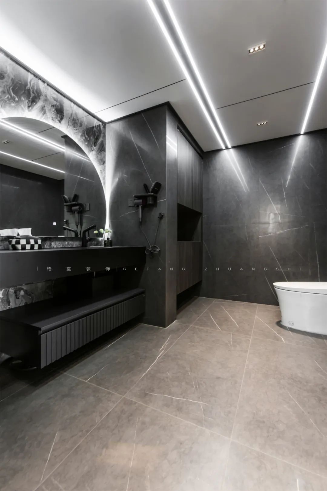 黑白灰的纯粹美学 · 常山桑园小区现代简约家居设计丨许亚彬-77