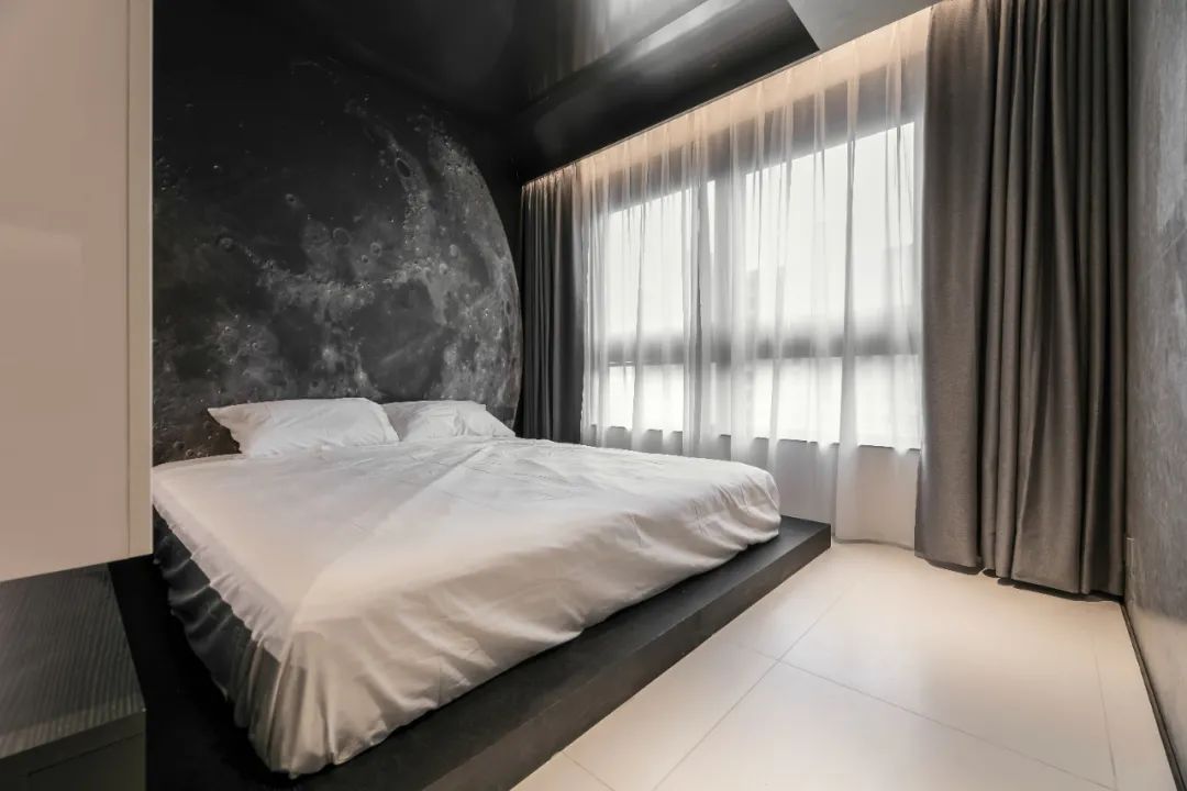 《星际穿越》几何美学,打造单身男业主的精致空间-73