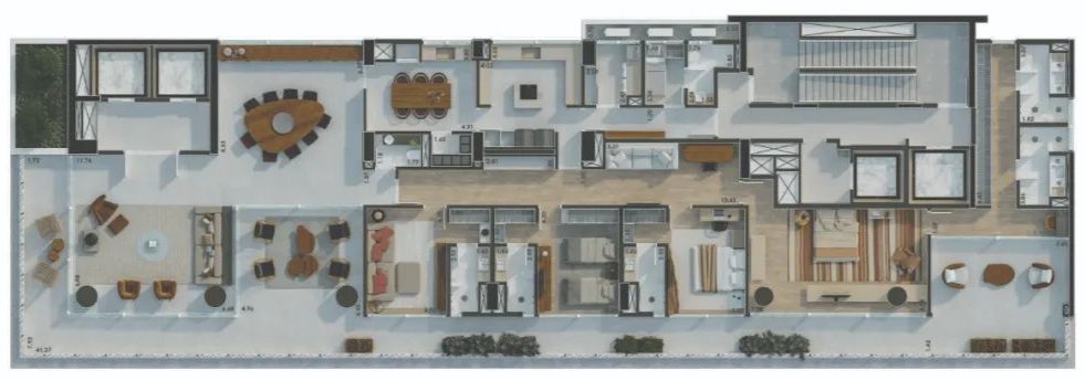 IbatéMoema 豪华公寓楼丨巴西圣保罗丨Arthur Casas Studio,Renata Tilli-48