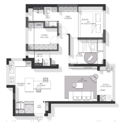日落而息·咖啡烈酒奶油,华灯初上浪漫如至 · 白菜适家空间设计-83