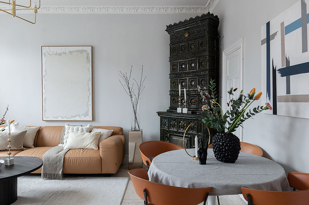 斯德哥尔摩时尚北欧公寓设计-4