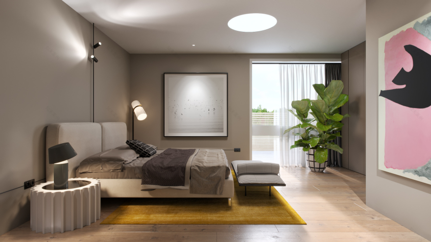 乌克兰现代半木屋的自然之光-8